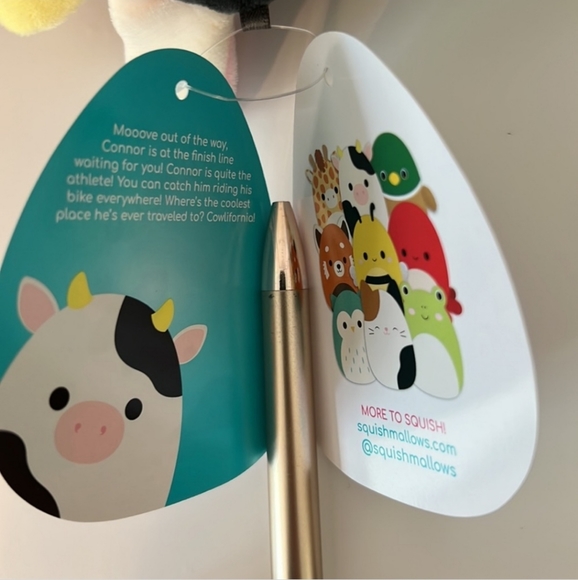 🎉HP🎉 Squishmallows 7.5" Connor the Cow - Picture 4 of 5